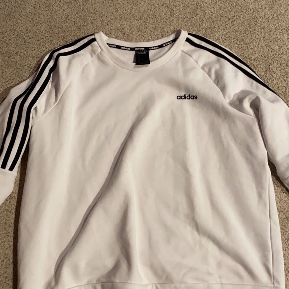 White adidas sweatshirt never worn, tags off